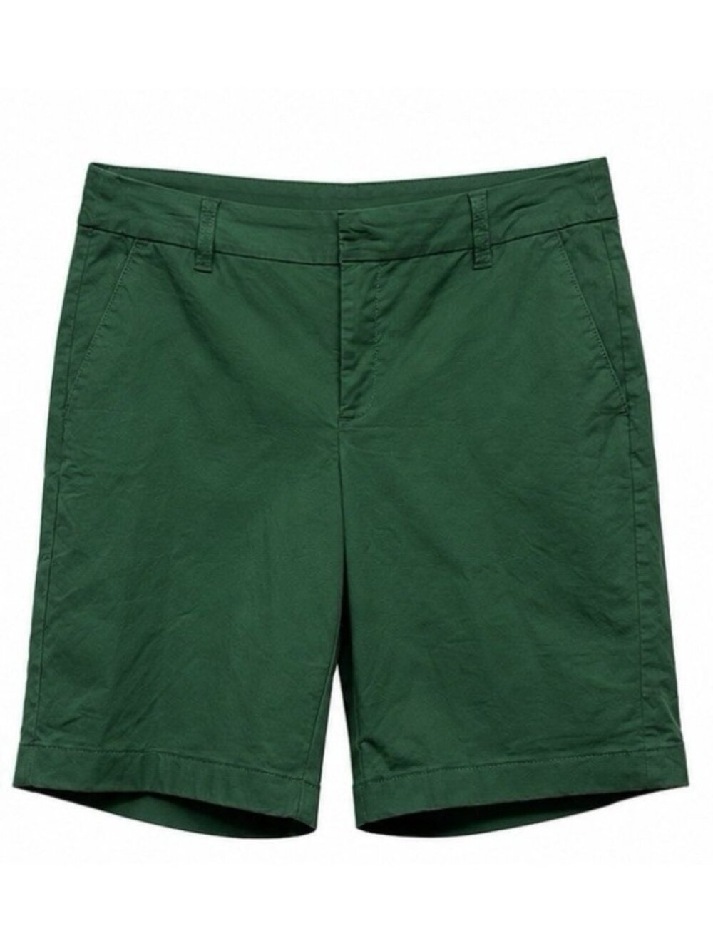 J.Crew Frankie 9" Bermuda Chino Shorts Womens Size 10 Green Cotton Golf SUM25